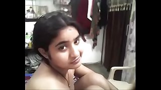 desi sexy youthful girl at home alone with boyfriend
