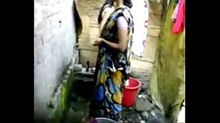 bangla desi village female bathing in dhaka