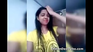 Desi Indian Ultra-cute Girl Undressing Fingering Pussy IndianDesiTube.com