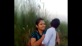 Desi Couple Romance And Kissing In Fields Outdoor