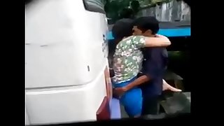 desi nymph and boy sex in bus terminal Caught on spy cam